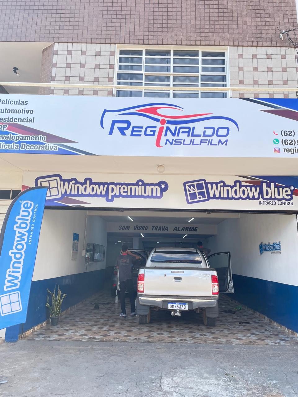 Aplicação automotiva na loja