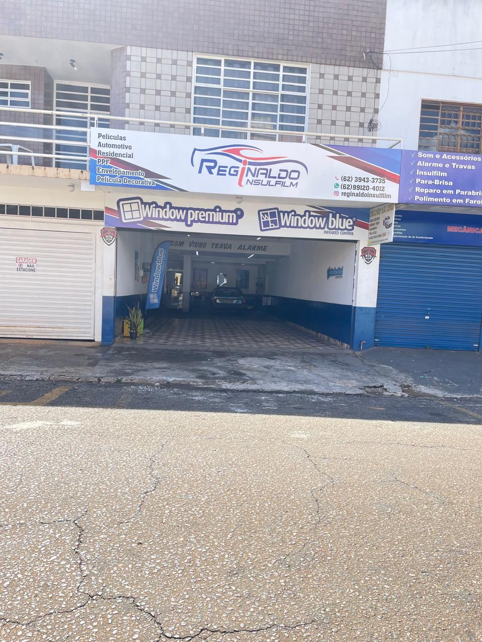 Fachada da Reginaldo Insulfilm em Anápolis